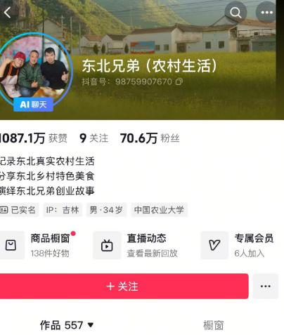 钱盈配 网红“东北兄弟”被立案调查