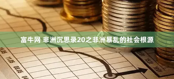 富牛网 非洲沉思录20之非洲暴乱的社会根源