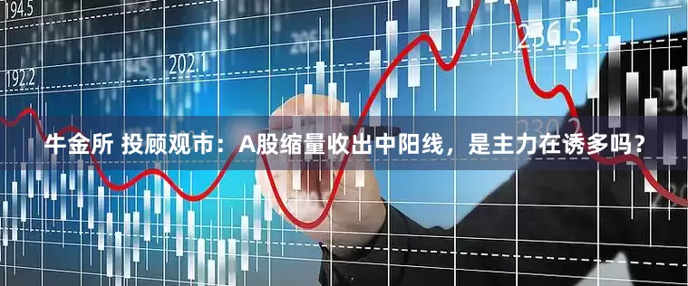 牛金所 投顾观市：A股缩量收出中阳线，是主力在诱多吗？